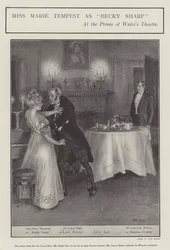 Miss Marie Tempest as Becky Sharp at the Prince of Wales