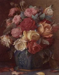 Roses in a Vase