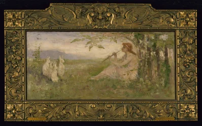 Girl with Rabbits