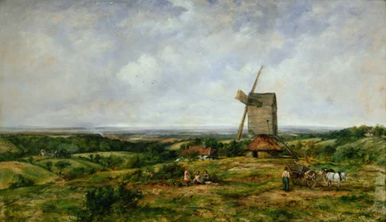 Landscape with Figures by a Windmill