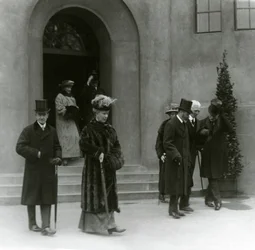 King George V and Queen Mary at the London Zoo Aquarium