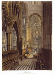 The Choir (plate 7 from Westminster Abbey)