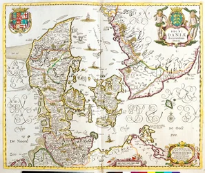 Map of the Kingdom of Denmark