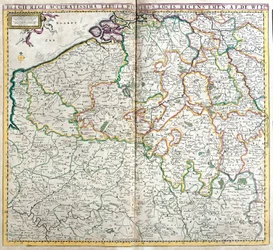 Map of the Kingdom of the Netherlands