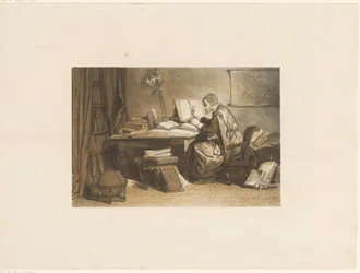 Scholar in His Study