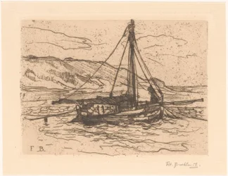 Shrimp Boat at Sea