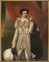 Portrait of Oscar I (1799-1859), King of Sweden and Norway