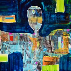 Vibrant Abstract Figure