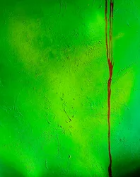 Vibrant Green Drips