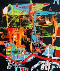 Vibrant Urban Abstract