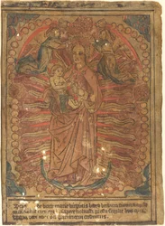 The Madonna and Child in a Rosary