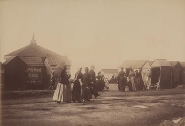 Bathing establishment at Villers-sur-Mer, Deauville, France