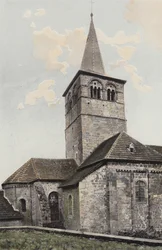 Champ-le-Duc, Church, South View