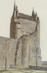 Chauvigny, Harcourt Castle, South View