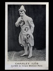Clown Charley Iles from Medrano Circus in Paris, circa 1910