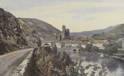 Estaing, General View, Upstream from the Lot