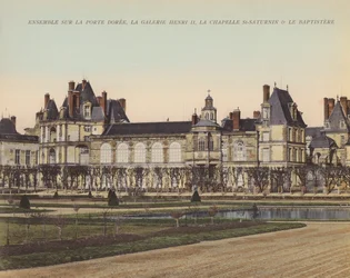 Fontainebleau: Ensemble on the Porte Doree, Galerie Henri II, Chapel St-Saturnin & Baptistery