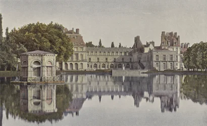 Fontainebleau, Palace, View from the Carp Pond