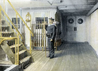French Navy, late 19th century: Admiral