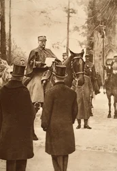 General Hirschauer, taking possession of Kehl bridge-head, January 30th 1919