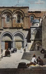 Jerusalem, Facade of the Holy Sepulchre