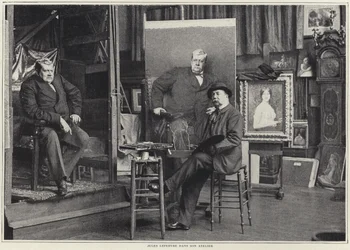 Jules Lefebvre in His Workshop