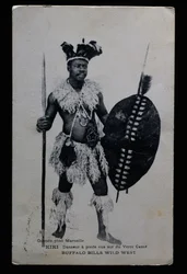 Kiki, dancer who performed barefoot on broken glass, Buffalo Bill (William Frederick Cody)