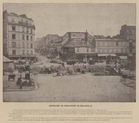 The Commune of Paris, Barricade of Boulevard De Belleville