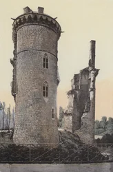 Mehun-sur-Yevre, Remains of the Castle, North Side