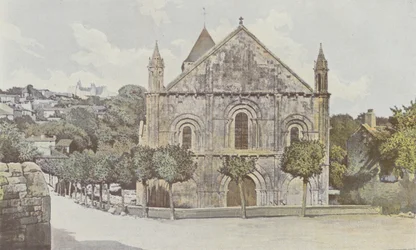 Melle, Saint-Hilaire Church, West View