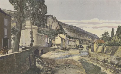 Meyrueis, The Jonte, in the Lower Town