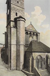 Neufchateau, Church of Saint-Christophe, West Side