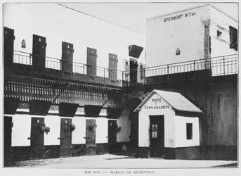 New Caledonia, Isle of Nou, House of Detention, from La Depeche Coloniale, 1903