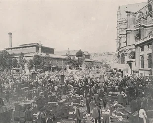 Paris: Central Market and Saint Eustache Church