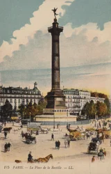 Paris, The Place De La Bastille