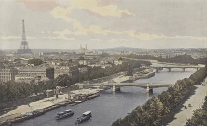 Paris, View of the Seine, Taken from the Pavilion of Flora