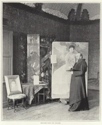 Paul-Albert Besnard in His Workshop