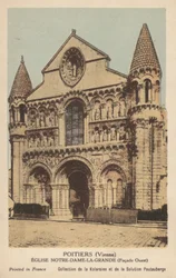 Poitiers, Church Notre Dame La Grande