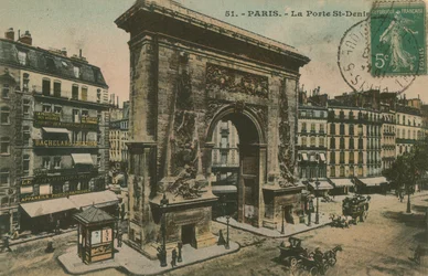 Porte Saint-Denis in Paris, France