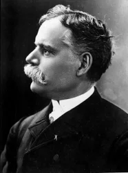 Portrait of Jules Cheret, French painter and cartoonist, late 19th century