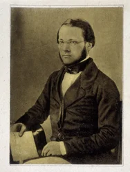 Portrait of Louis Pasteur in 1852