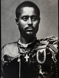 Portrait of Ras Makonnen, general and governor of Harar province in Ethiopia