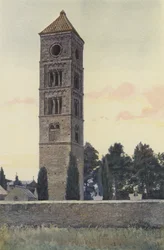 Puissalicon, Tower in the Cemetery