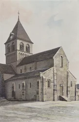 Rouy, Church, Northwest View