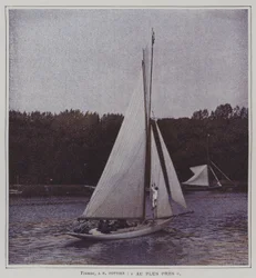 Sailing Boat on the River Seine