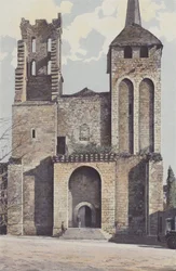 Saint-Avit-Senieur, Church, West Facade