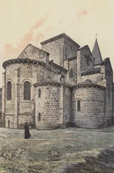 Saint-Desire, Church, Side of the Apse