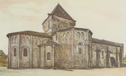 Saint-Maurice, Church, North View