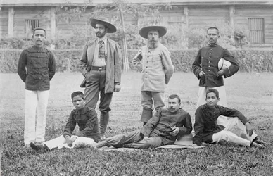 The Pavie mission, Haut-Mekong, Indochina 1890