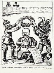 Zola - Merci, comrades, you at least render me justice, from Histoire de la Troisieme Republique, Vol. I, l